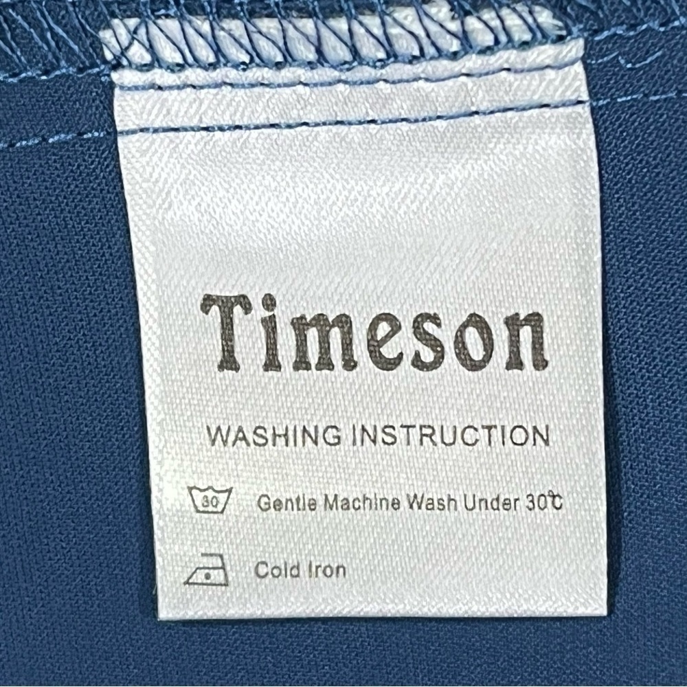 NEW WITH TAGS TIMESON SHORT SLEEVED NOTCHED V-NECK WOMEN'S BLOUSE - Picture 11 of 12